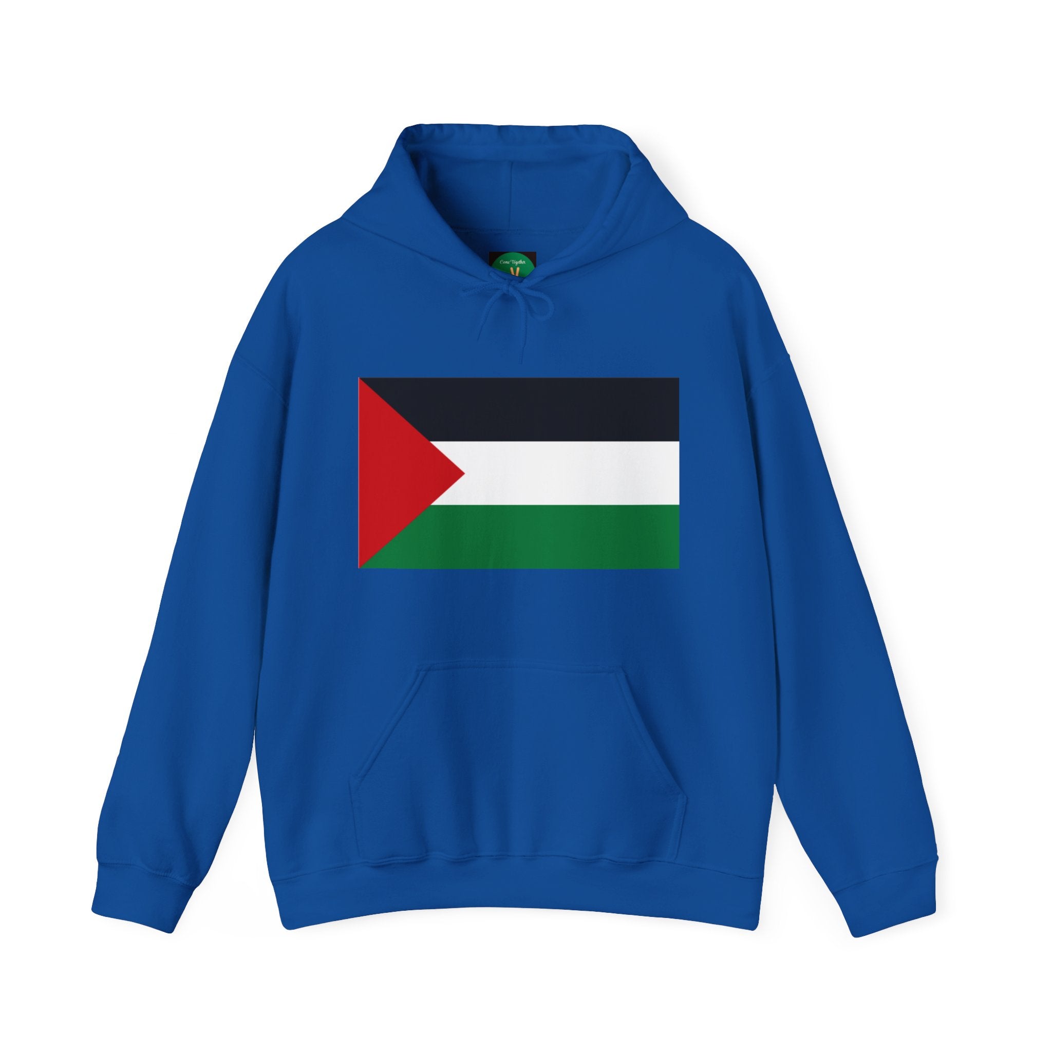 Palestinian Flag Hoodie, Unisex Heavy Blend Sweatshirt, Activism Apparel, Cultural Pride Wear, Casual Street Style, Gift for Him/Her