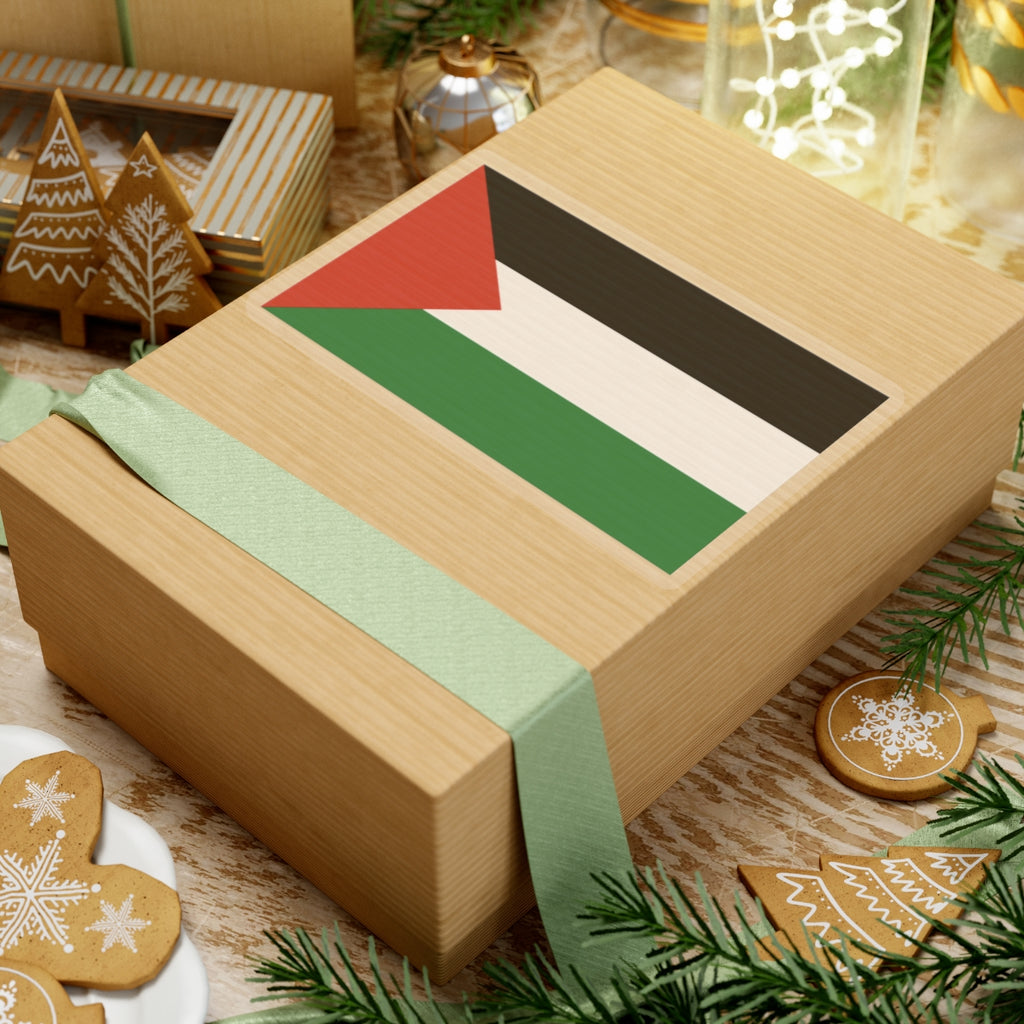 Palestinian Flag Kiss-Cut Stickers | Durable, Waterproof Decals for Laptops, Phone Cases, Bumper Stickers, Gifts