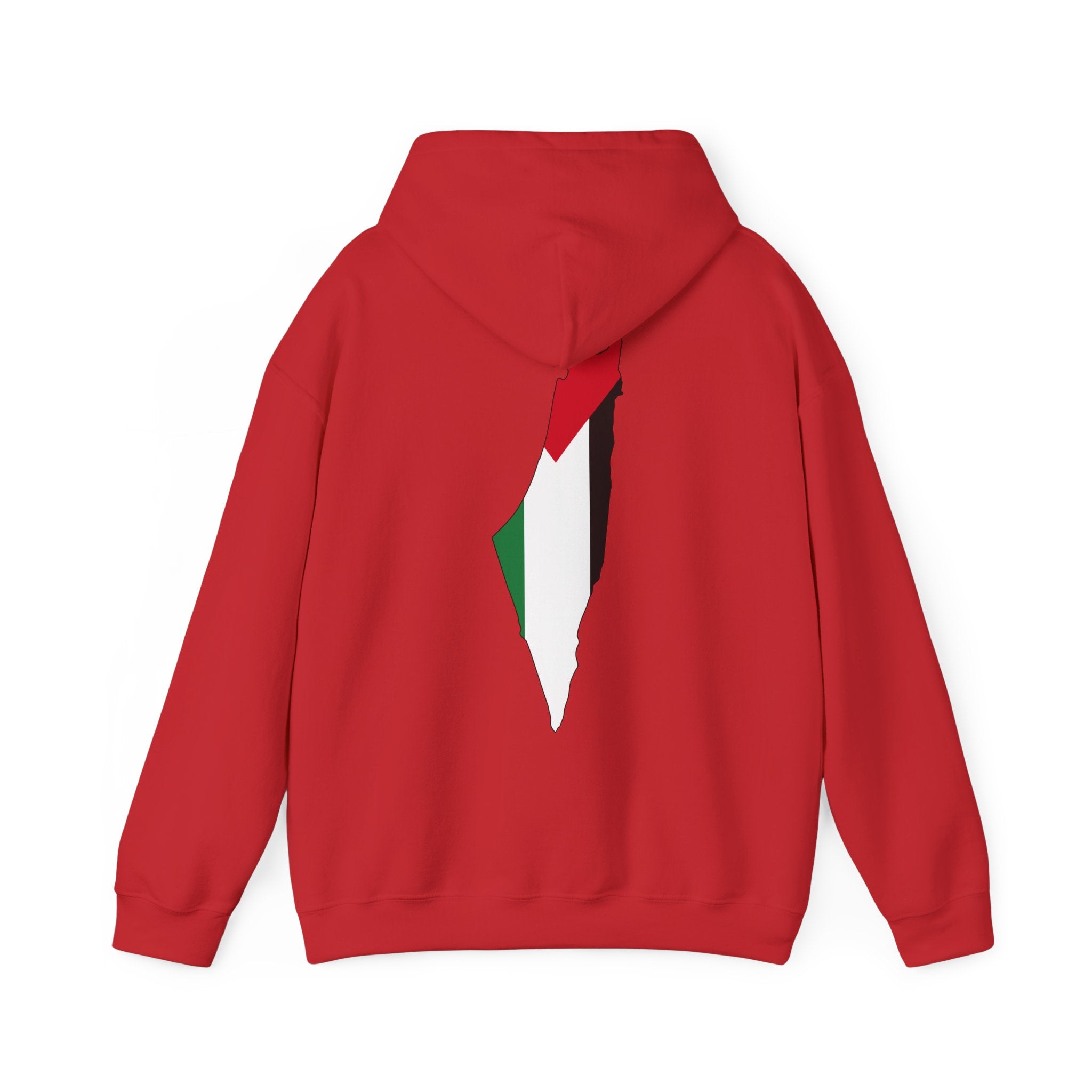 Palestinian Flag Hoodie, Unisex Heavy Blend Sweatshirt, Activism Apparel, Cultural Pride Wear, Casual Street Style, Gift for Him/Her