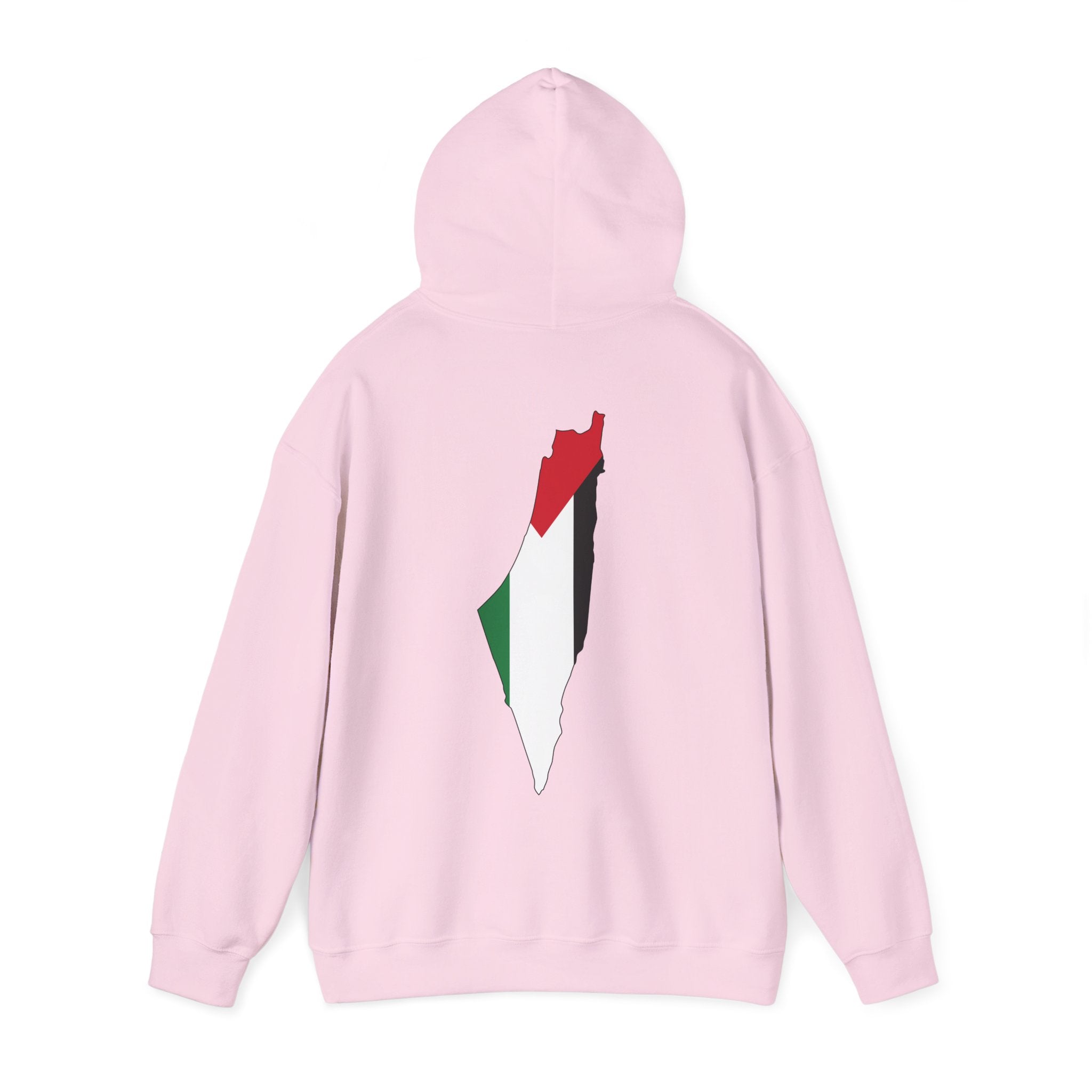 Palestinian Flag Hoodie, Unisex Heavy Blend Sweatshirt, Activism Apparel, Cultural Pride Wear, Casual Street Style, Gift for Him/Her