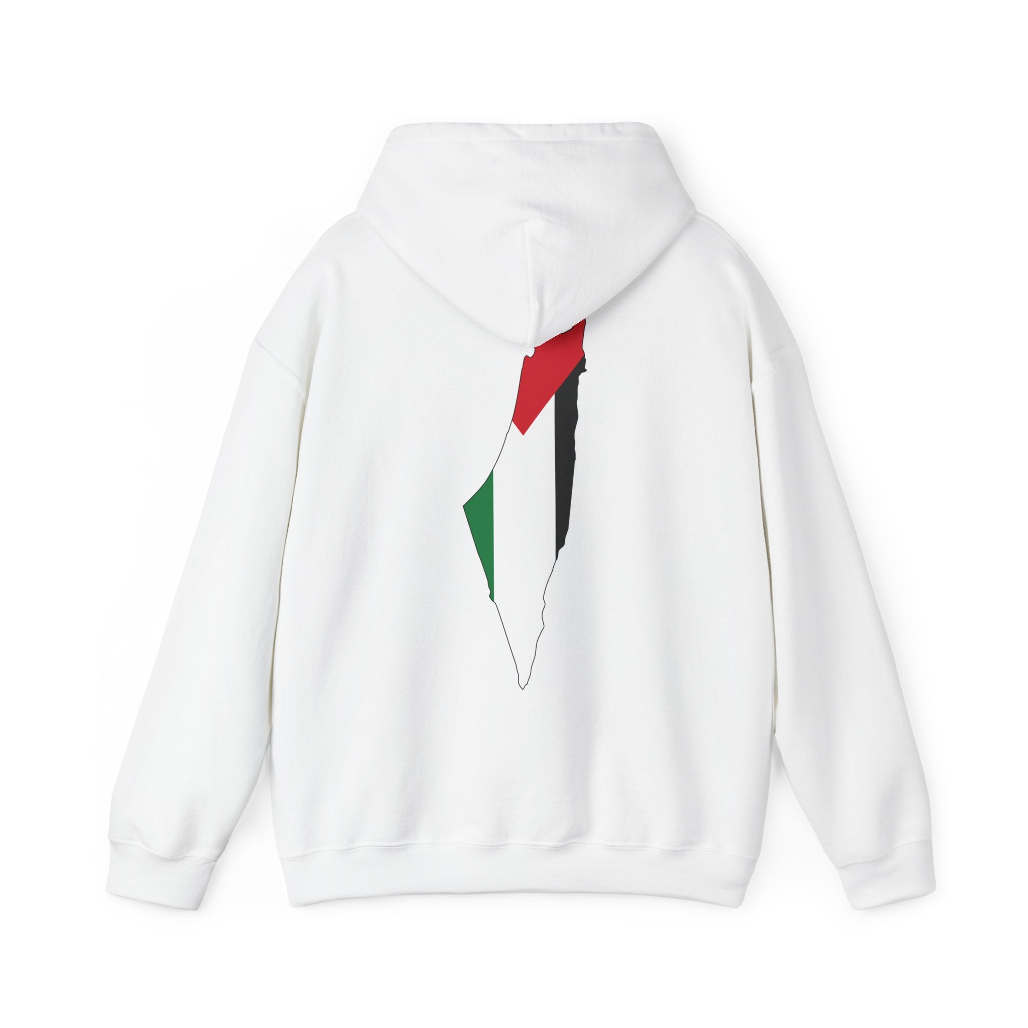 Palestinian Flag Hoodie, Unisex Heavy Blend Sweatshirt, Activism Apparel, Cultural Pride Wear, Casual Street Style, Gift for Him/Her