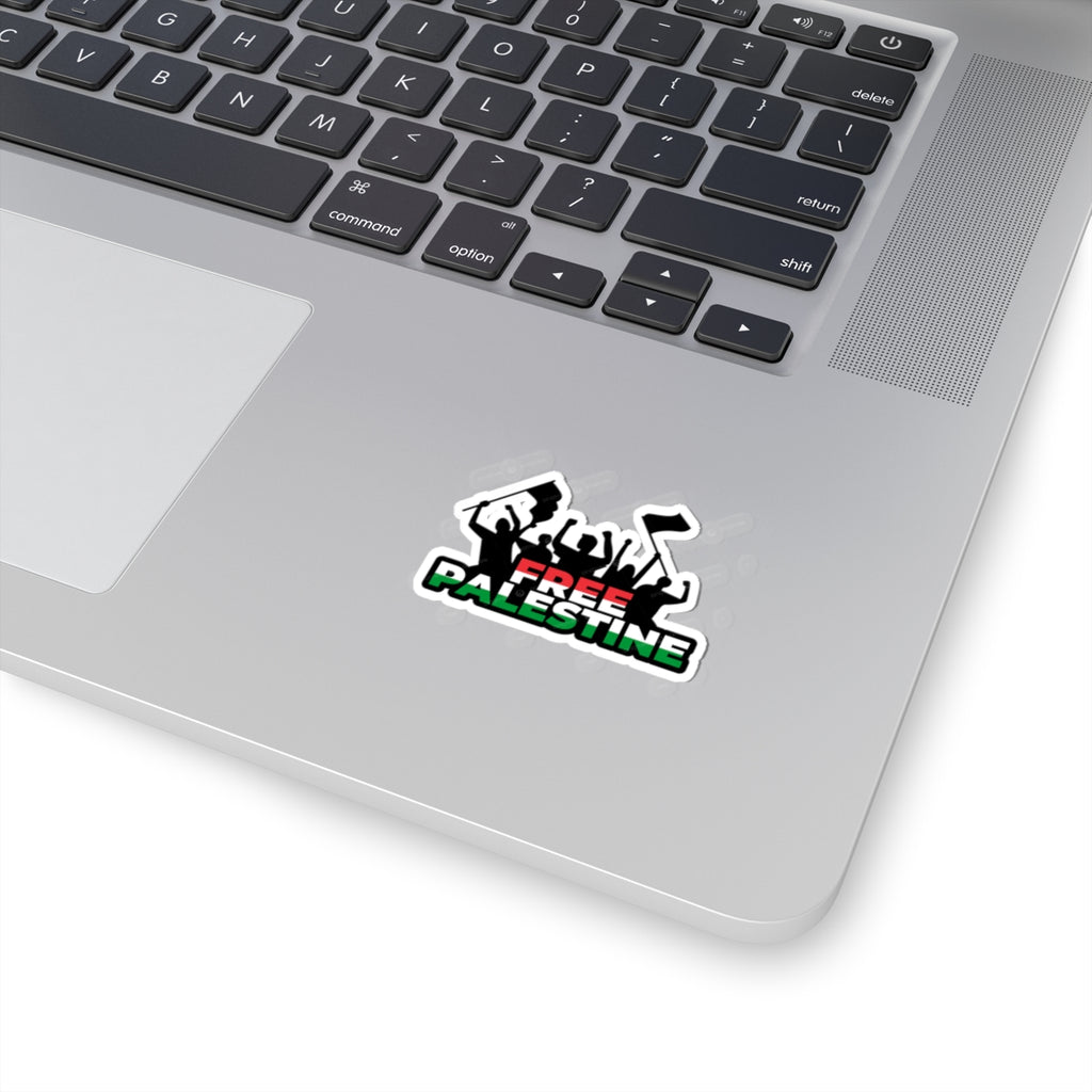 Kiss-Cut Stickers, Empowering Protest Stickers, Free Palestine Decals, Laptop Stickers, Activism Accessories, Support for Justice