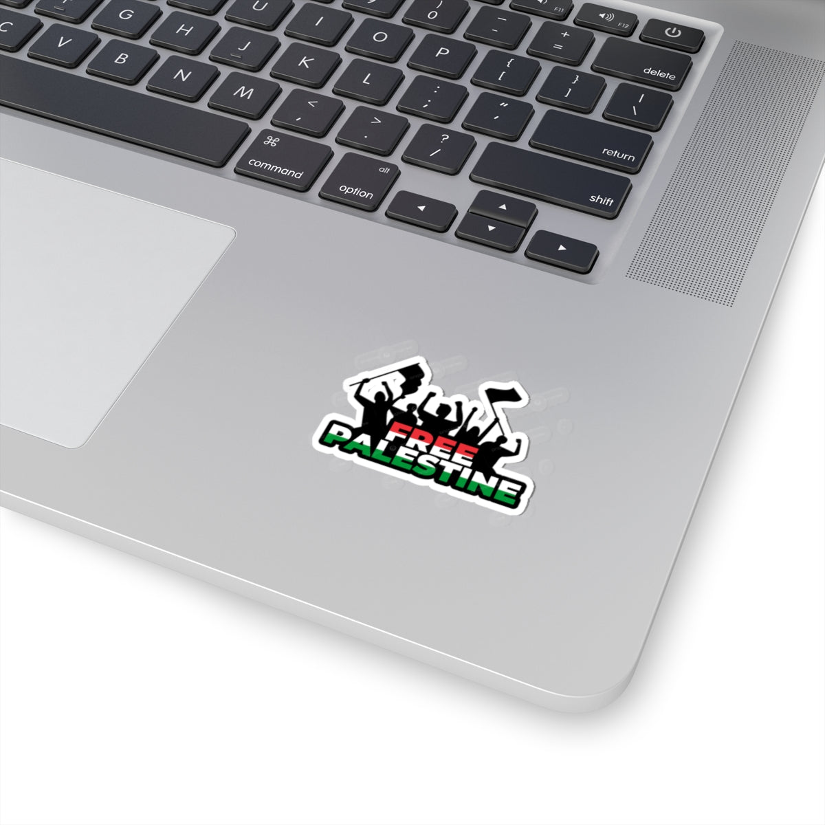 Kiss-Cut Stickers, Empowering Protest Stickers, Free Palestine Decals, Laptop Stickers, Activism Accessories, Support for Justice