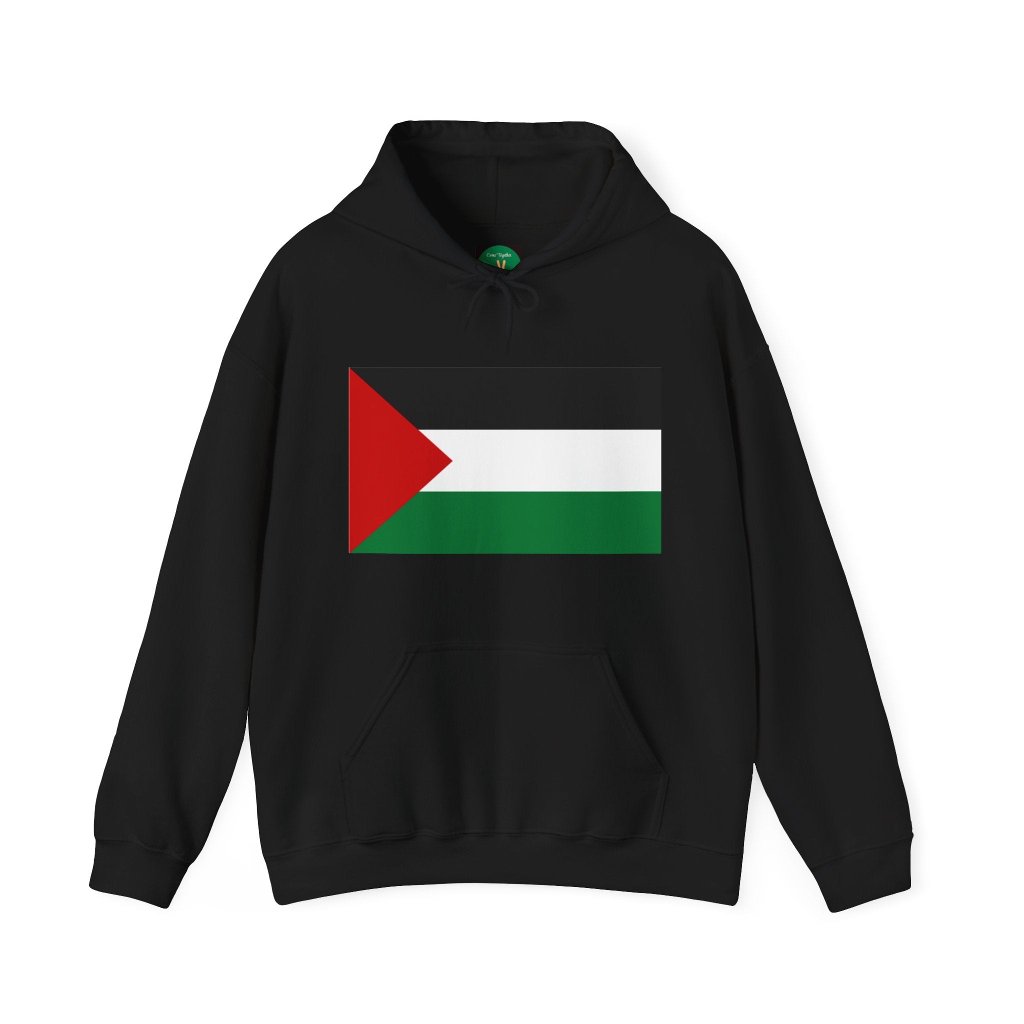 Palestinian Flag Hoodie, Unisex Heavy Blend Sweatshirt, Activism Apparel, Cultural Pride Wear, Casual Street Style, Gift for Him/Her