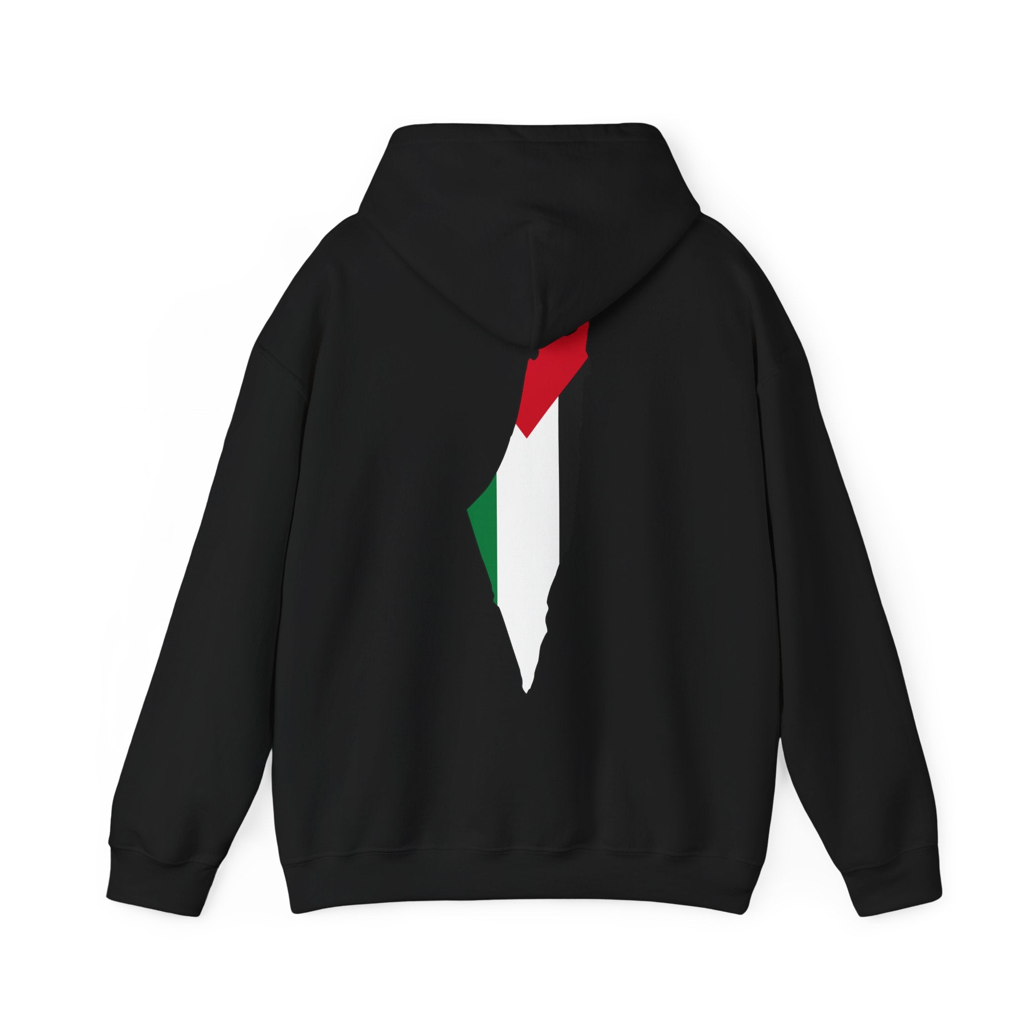 Palestinian Flag Hoodie, Unisex Heavy Blend Sweatshirt, Activism Apparel, Cultural Pride Wear, Casual Street Style, Gift for Him/Her