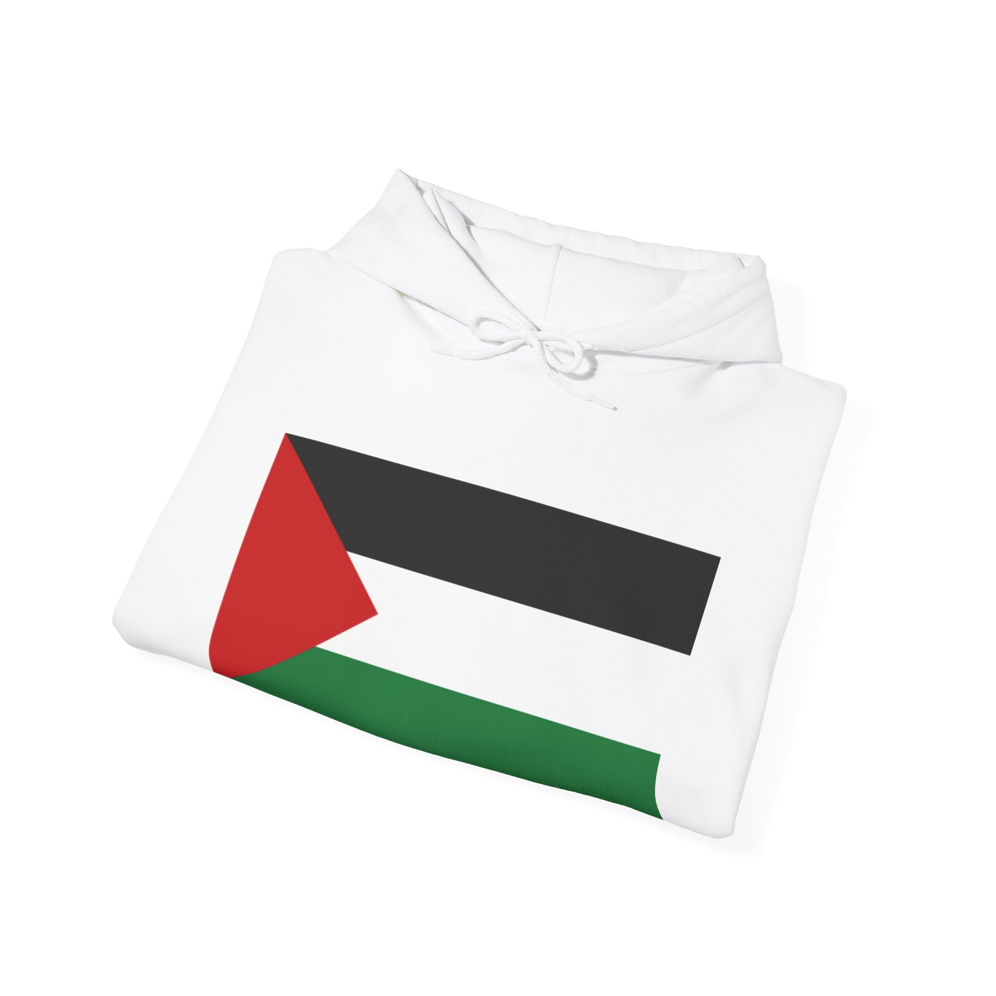 Palestinian Flag Hoodie, Unisex Heavy Blend Sweatshirt, Activism Apparel, Cultural Pride Wear, Casual Street Style, Gift for Him/Her