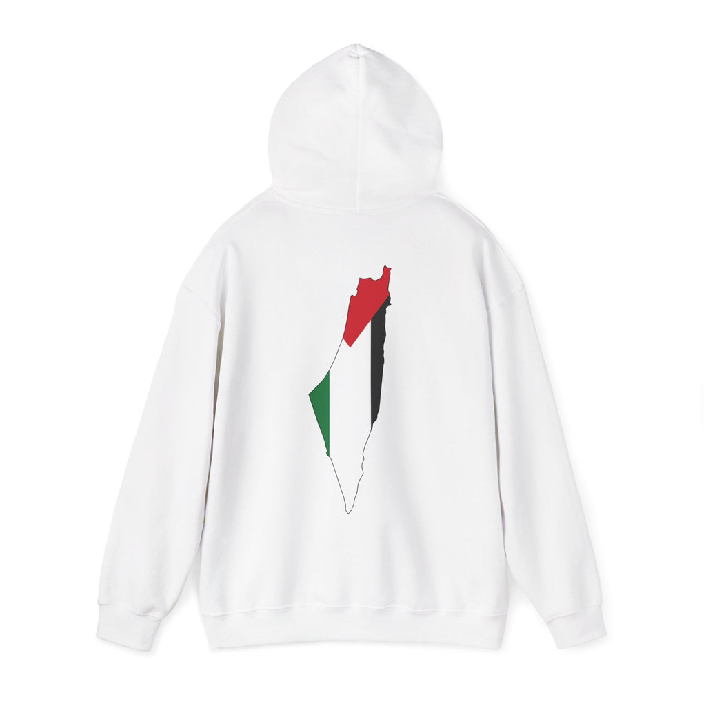 Palestinian Flag Hoodie, Unisex Heavy Blend Sweatshirt, Activism Apparel, Cultural Pride Wear, Casual Street Style, Gift for Him/Her