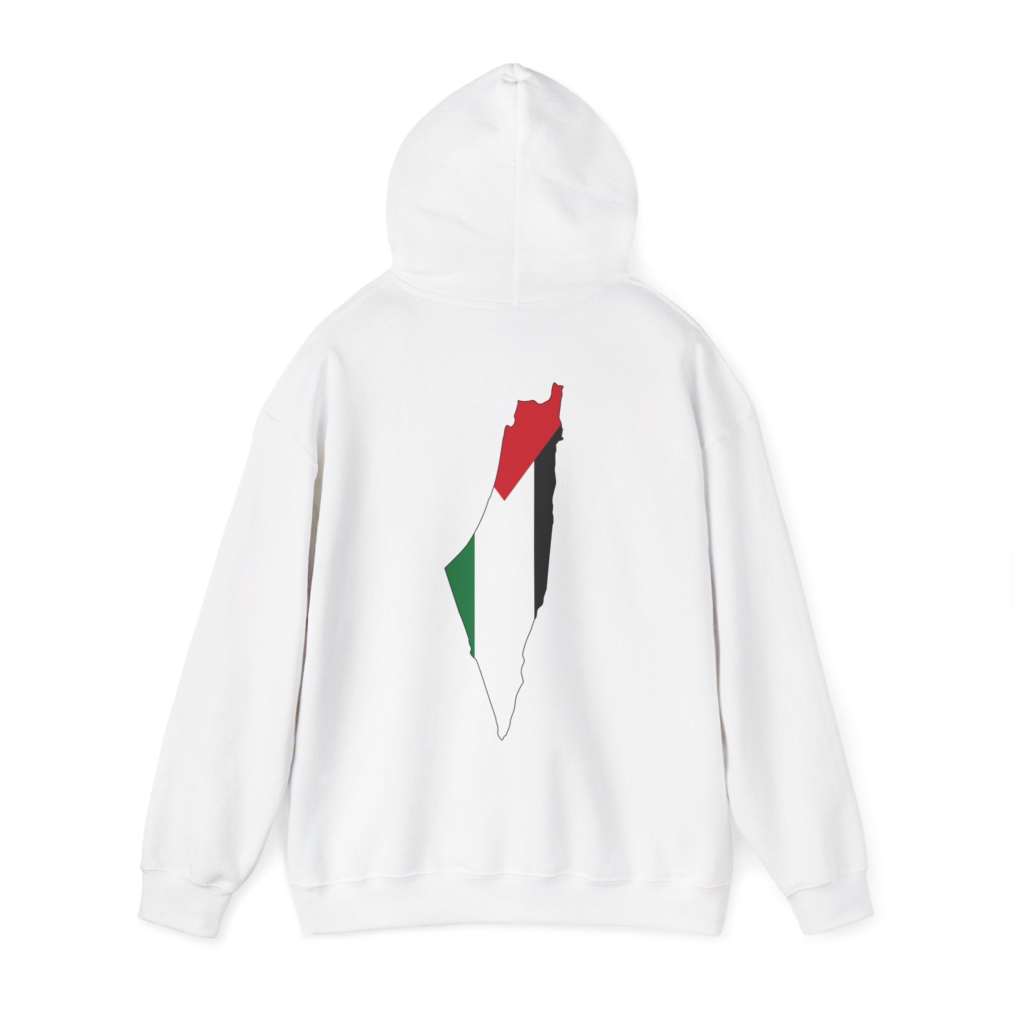 Palestinian Flag Hoodie, Unisex Heavy Blend Sweatshirt, Activism Apparel, Cultural Pride Wear, Casual Street Style, Gift for Him/Her