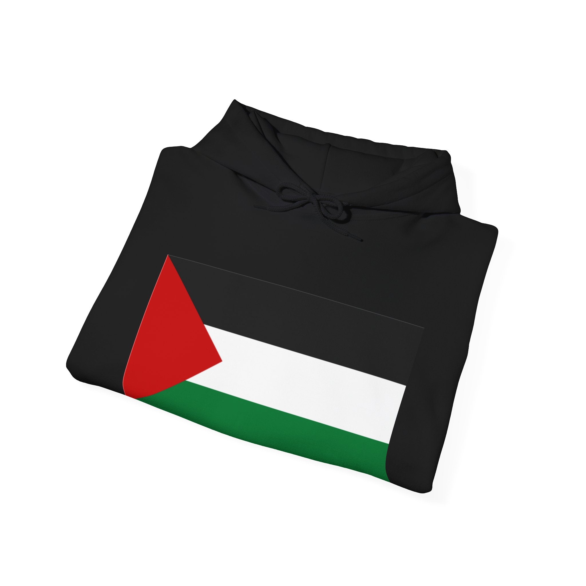 Palestinian Flag Hoodie, Unisex Heavy Blend Sweatshirt, Activism Apparel, Cultural Pride Wear, Casual Street Style, Gift for Him/Her