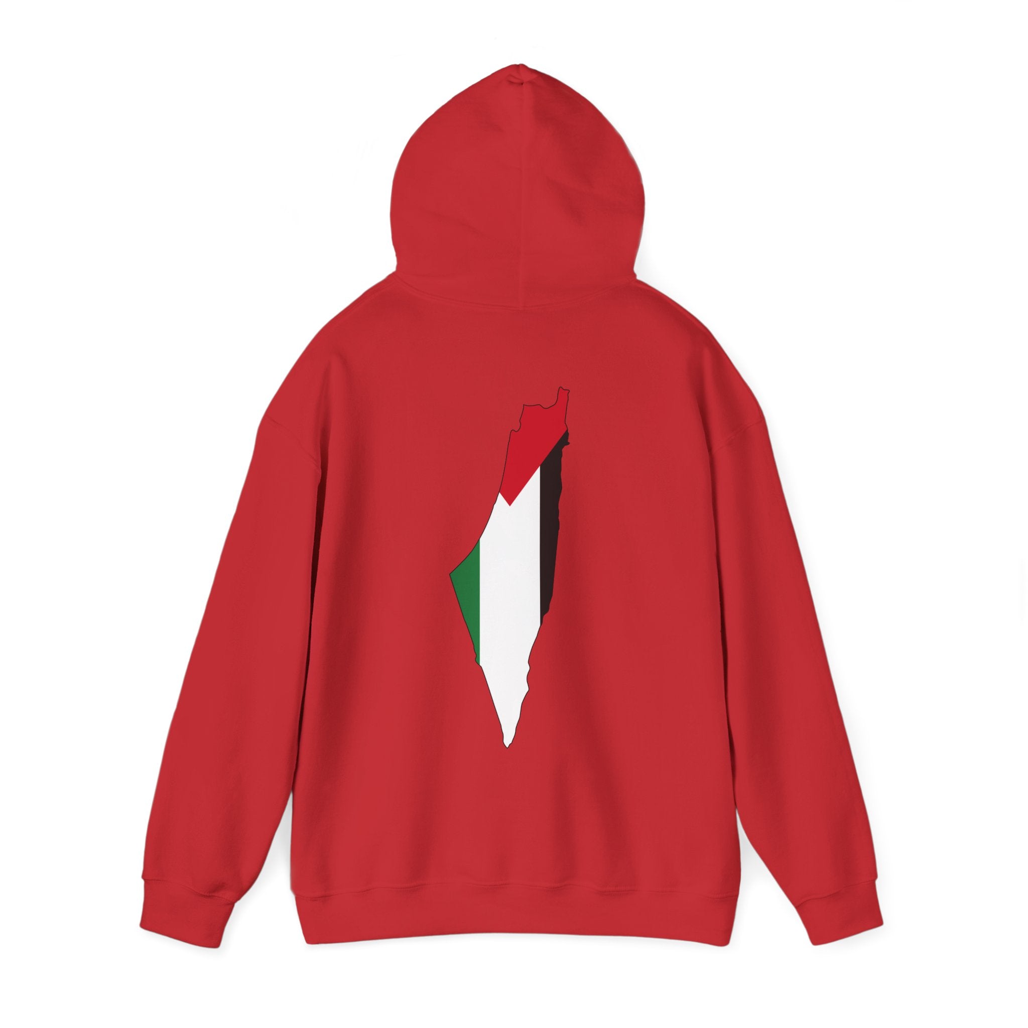 Palestinian Flag Hoodie, Unisex Heavy Blend Sweatshirt, Activism Apparel, Cultural Pride Wear, Casual Street Style, Gift for Him/Her