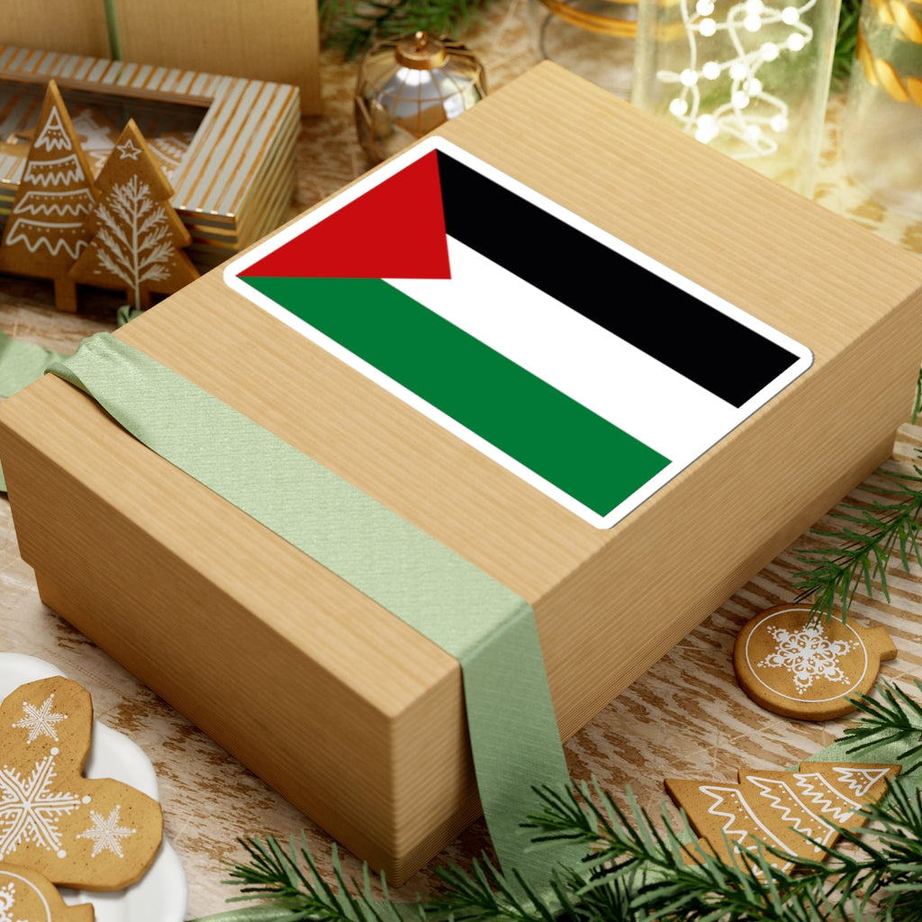 Palestinian Flag Kiss-Cut Stickers | Durable, Waterproof Decals for Laptops, Phone Cases, Bumper Stickers, Gifts