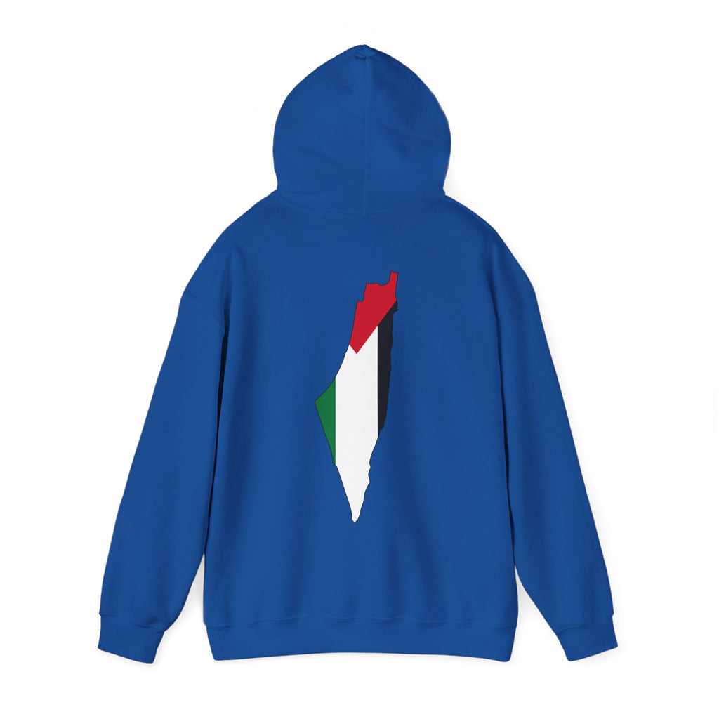Palestinian Flag Hoodie, Unisex Heavy Blend Sweatshirt, Activism Apparel, Cultural Pride Wear, Casual Street Style, Gift for Him/Her