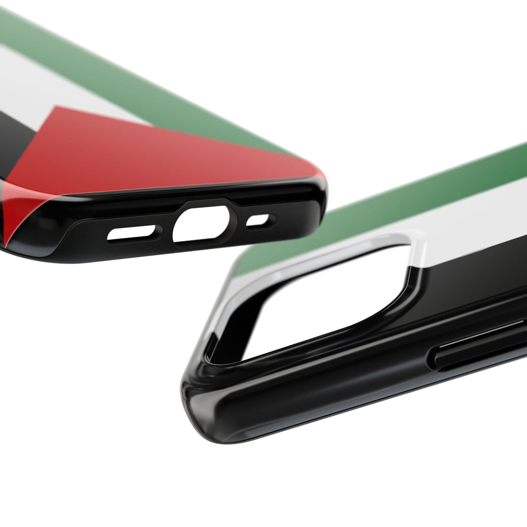 Stylish Tough Phone Case | Flag Design for Protection, Gifts for Travelers, Unique Accessories, Holidays, Personal Use