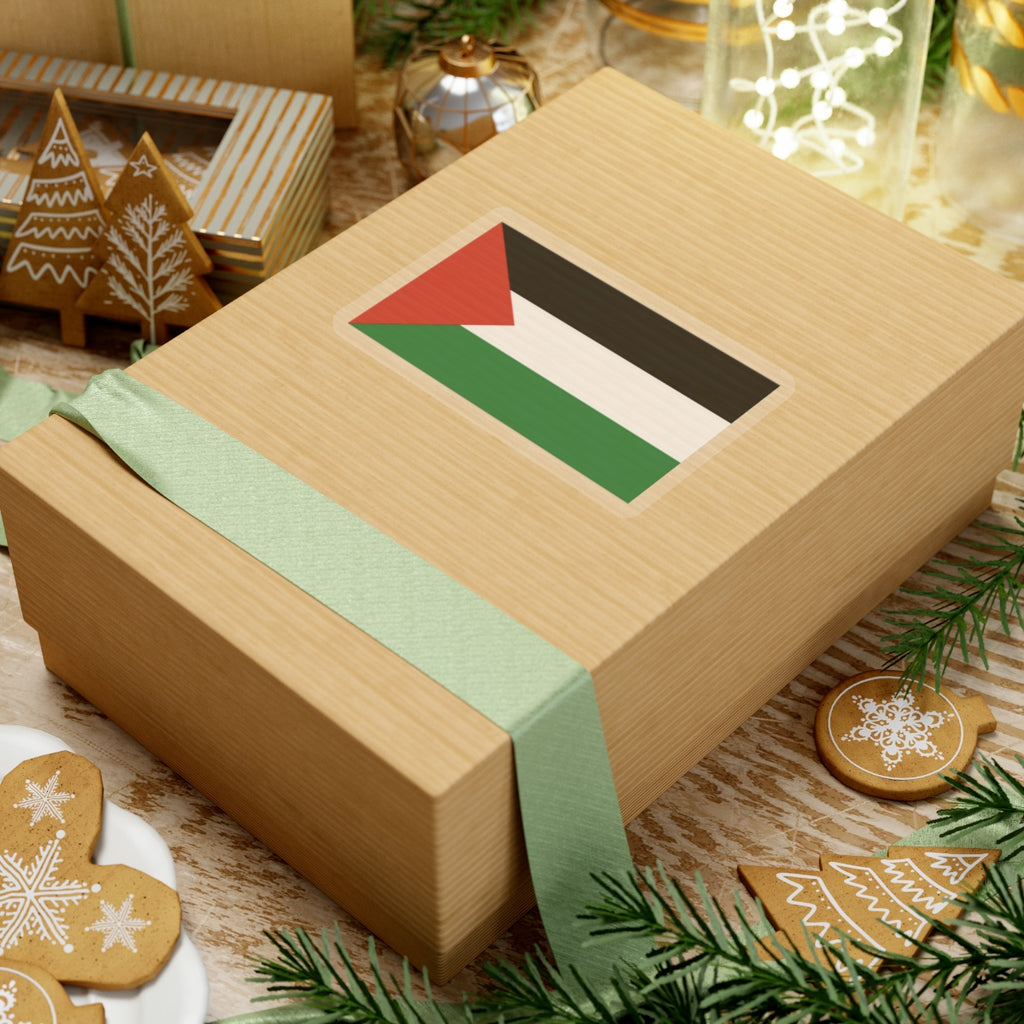Palestinian Flag Kiss-Cut Stickers | Durable, Waterproof Decals for Laptops, Phone Cases, Bumper Stickers, Gifts