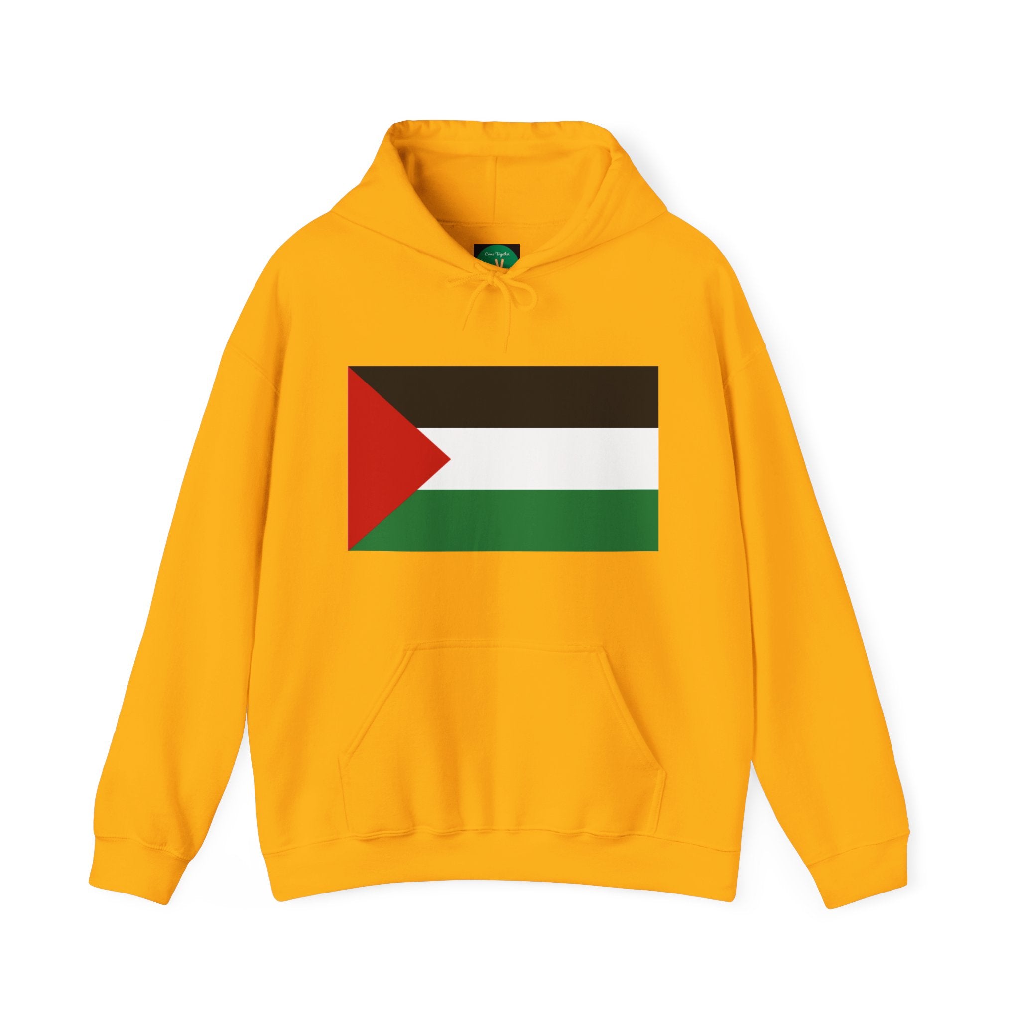Palestinian Flag Hoodie, Unisex Heavy Blend Sweatshirt, Activism Apparel, Cultural Pride Wear, Casual Street Style, Gift for Him/Her