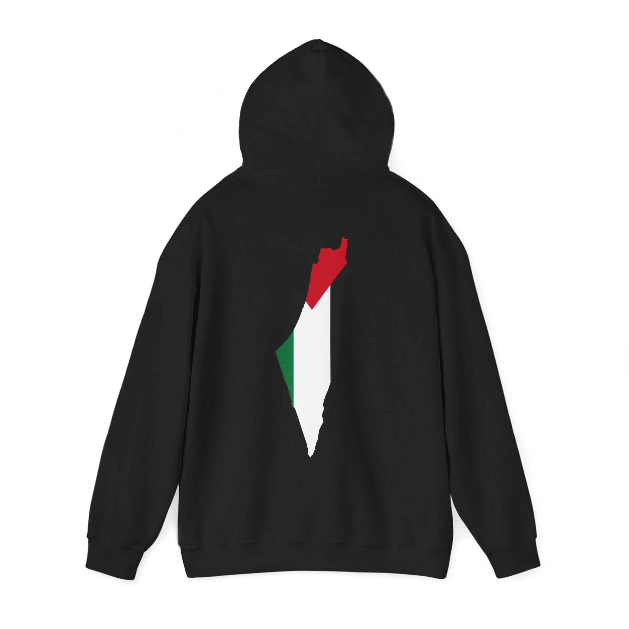 Palestinian Flag Hoodie, Unisex Heavy Blend Sweatshirt, Activism Apparel, Cultural Pride Wear, Casual Street Style, Gift for Him/Her