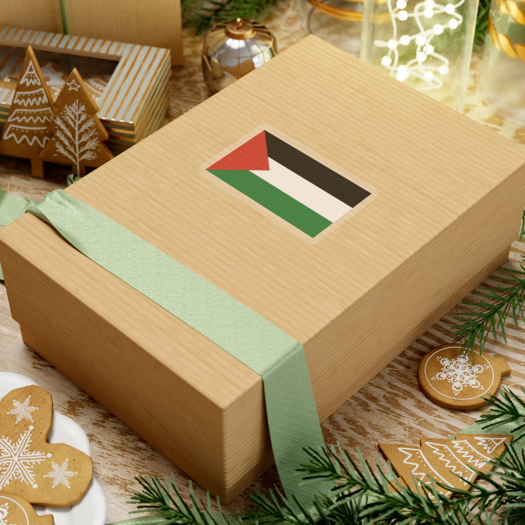 Palestinian Flag Kiss-Cut Stickers | Durable, Waterproof Decals for Laptops, Phone Cases, Bumper Stickers, Gifts