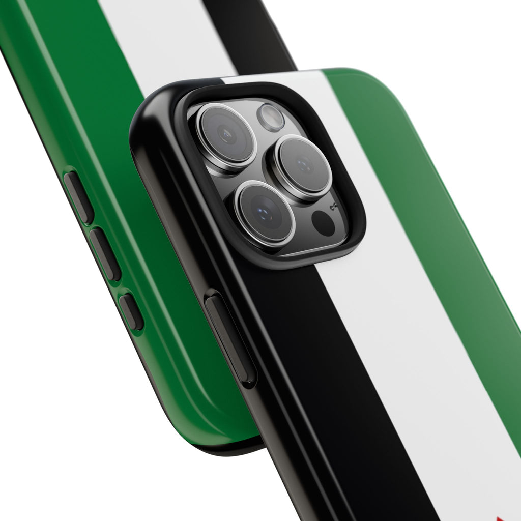 Stylish Tough Phone Case | Flag Design for Protection, Gifts for Travelers, Unique Accessories, Holidays, Personal Use