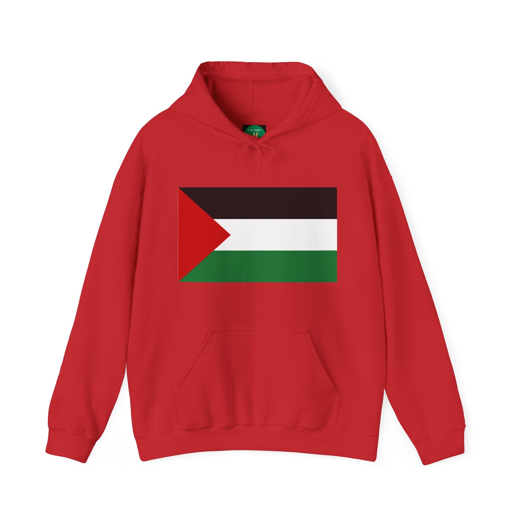 Palestinian Flag Hoodie, Unisex Heavy Blend Sweatshirt, Activism Apparel, Cultural Pride Wear, Casual Street Style, Gift for Him/Her