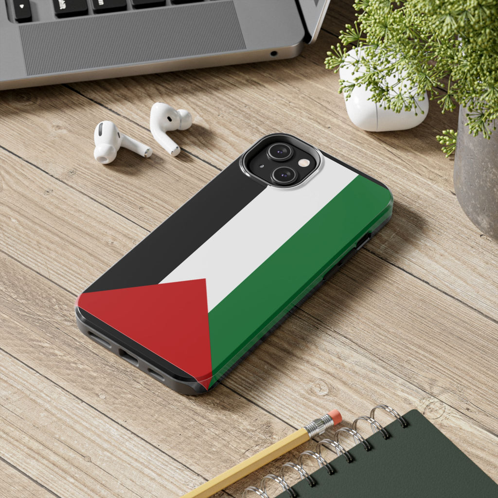 Stylish Tough Phone Case | Flag Design for Protection, Gifts for Travelers, Unique Accessories, Holidays, Personal Use