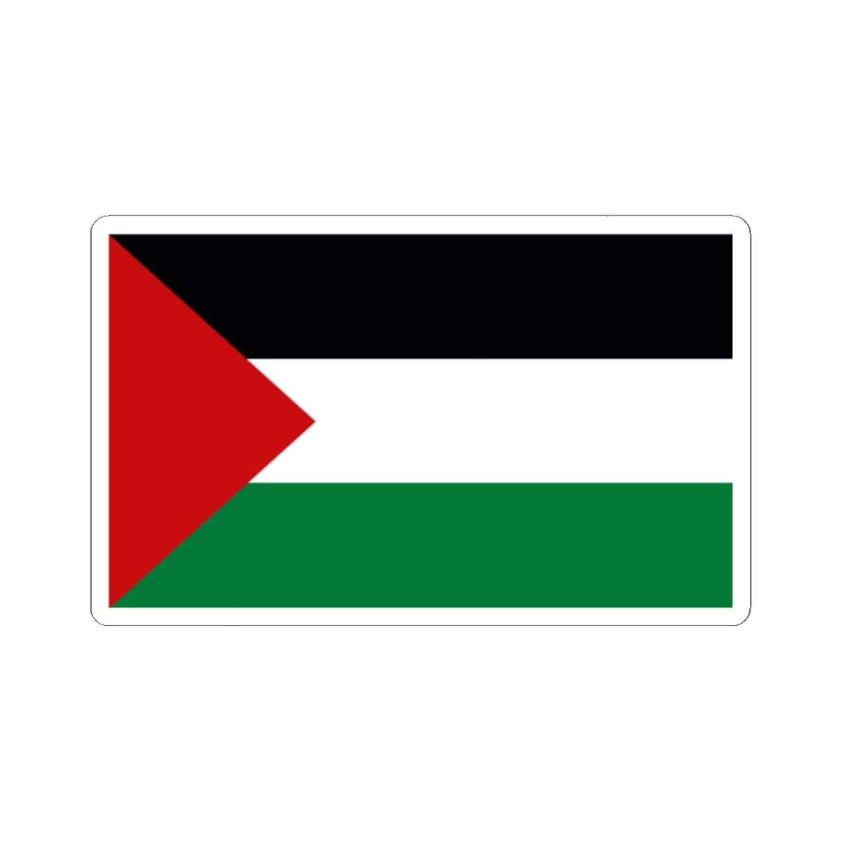 Palestinian Flag Kiss-Cut Stickers | Durable, Waterproof Decals for Laptops, Phone Cases, Bumper Stickers, Gifts